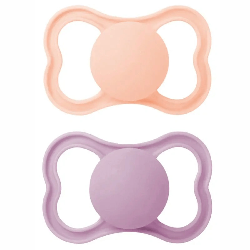 MAM 6-16 mėn. silikoniniai čiulptukai AIR ROOSA, 2 vnt.