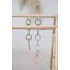 BIBS žiedų rinkinys LOOP, Blush & Peach & Dusty Lilac