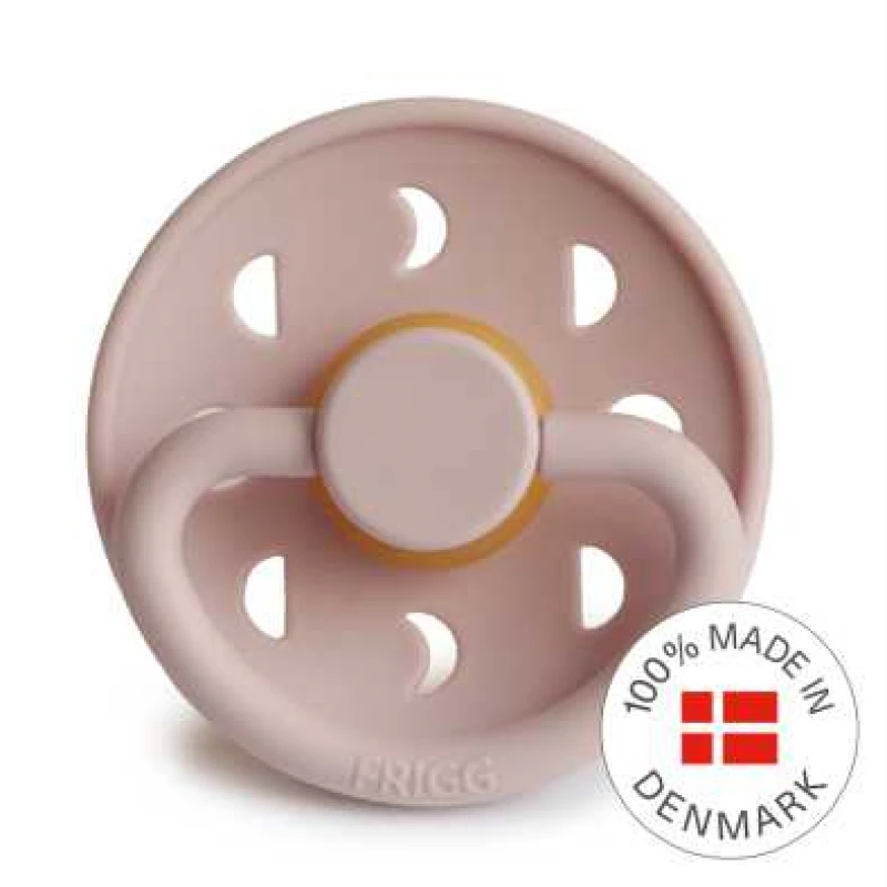 FRIGG 6-18 mėn. lateksinis čiulptukas MOON, Blush