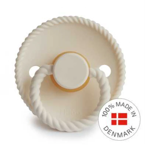 FRIGG 6-18 mėn. lateksinis čiulptukas ROPE, Cream