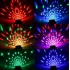 KIK RGB LED projektorius Disco ball + nuotolinio valdymo pultas