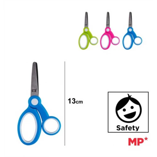 MP ergonominės vaikiškos žirklės, 13 cm
