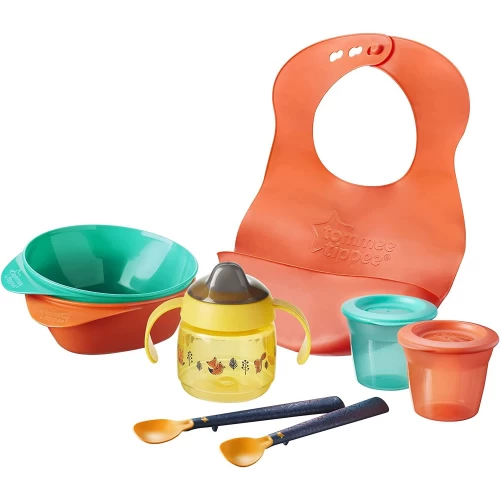 TOMMEE TIPPEE maitinimo rinkinys TODDLER WEANING KIT, 4+ mėn.