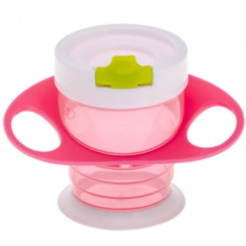 BROTHER MAX 220 ml 4+ mėn. 4IN1 puodelis, rožinis