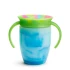 MUNCHKIN MIRACLE 6+ mėn. neišsiliejantis puodelis-gertuvė TIE DYE, mėlyna, 207 ml