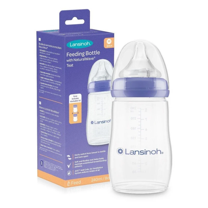 LANSINOH 240 ml maitinimo buteliukas