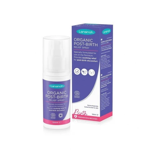 LANSINOH ekologiškas intymios higienos purškalas po gimdymo, 100 ml