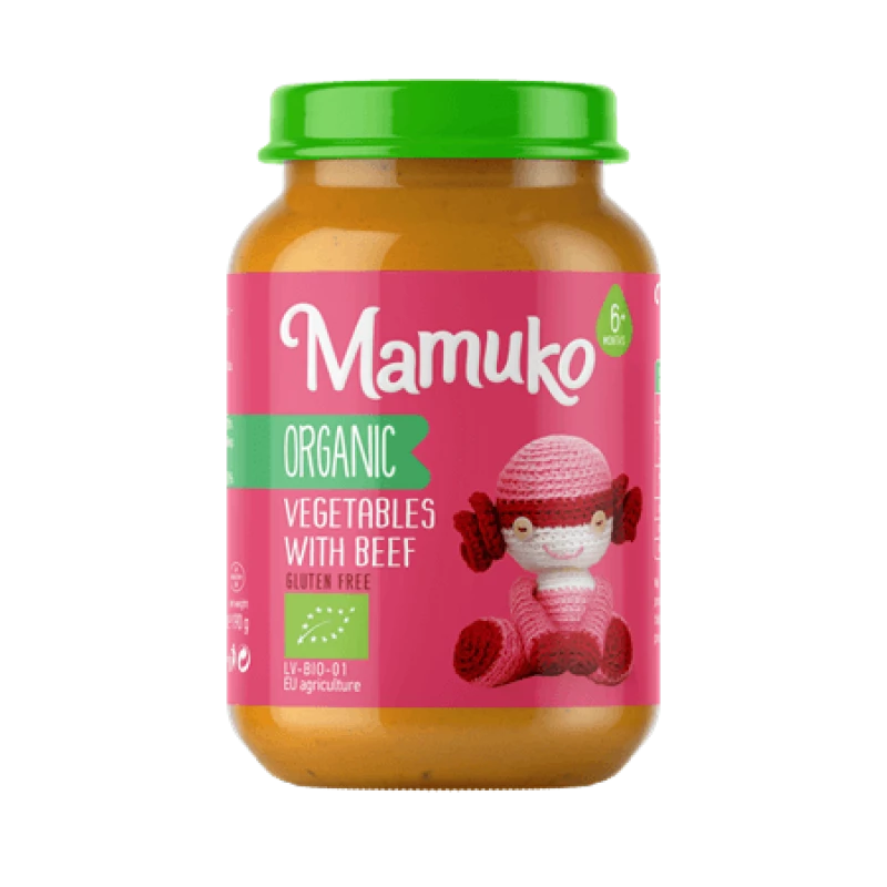 MAMUKO ekologiška daržovių ir jautienos košė