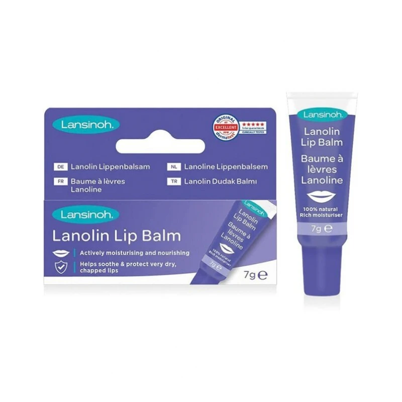 LANSINOH lanolino lūpų balzamas
