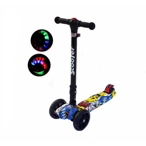 SCOOTER paspirtukas 6-12 m. su manevringais ratukais MAXI - DANCE