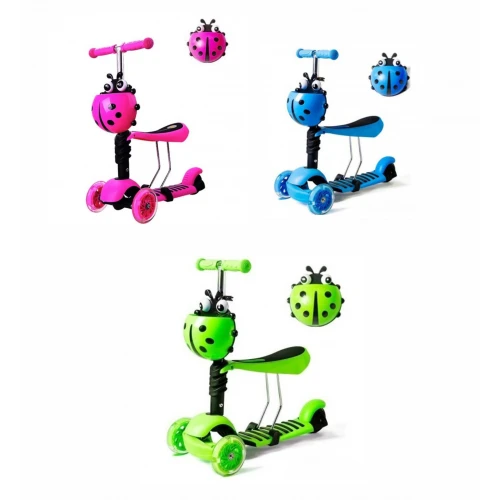 SCOOTER paspirtukas 3in1 BORUŽĖLĖ