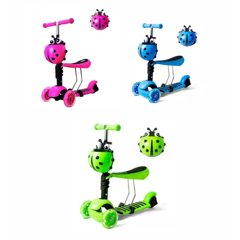 SCOOTER paspirtukas 3in1 BORUŽĖLĖ