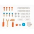 JANOD medinis magnetinis stumdukas-veiklos centras BRICO KIDS DIY TROLLEY