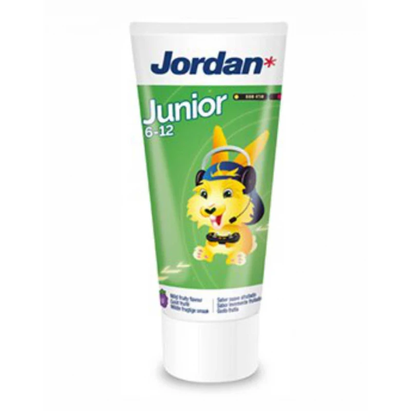 JORDAN 6-12 metų dantų pasta vaikams, 50 ml