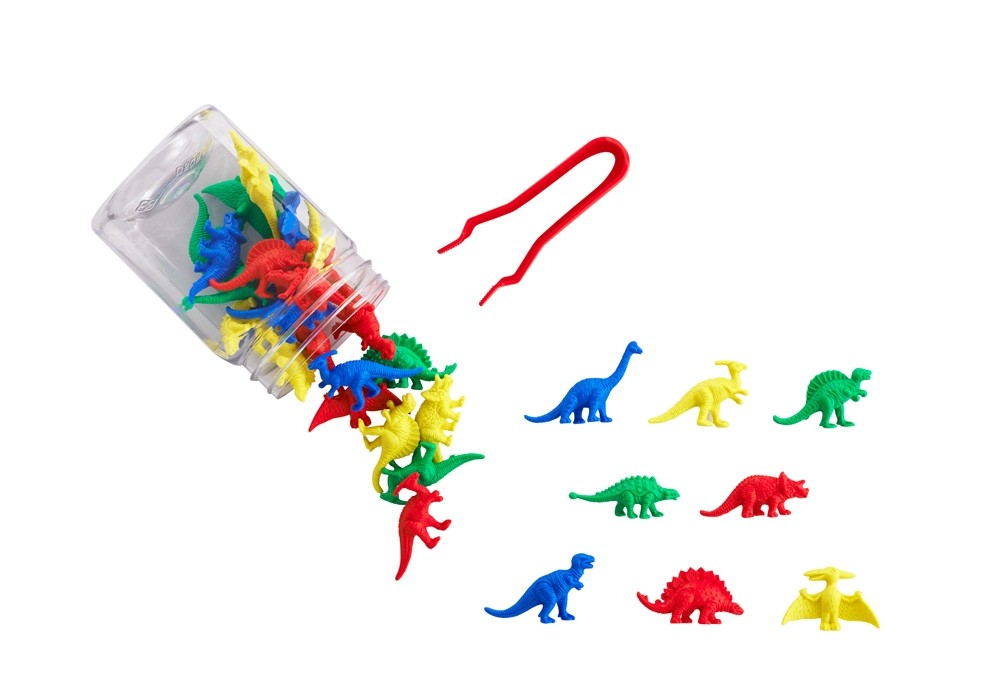 EDX dinozaurų figūrėlės indelyje, 32 vnt.