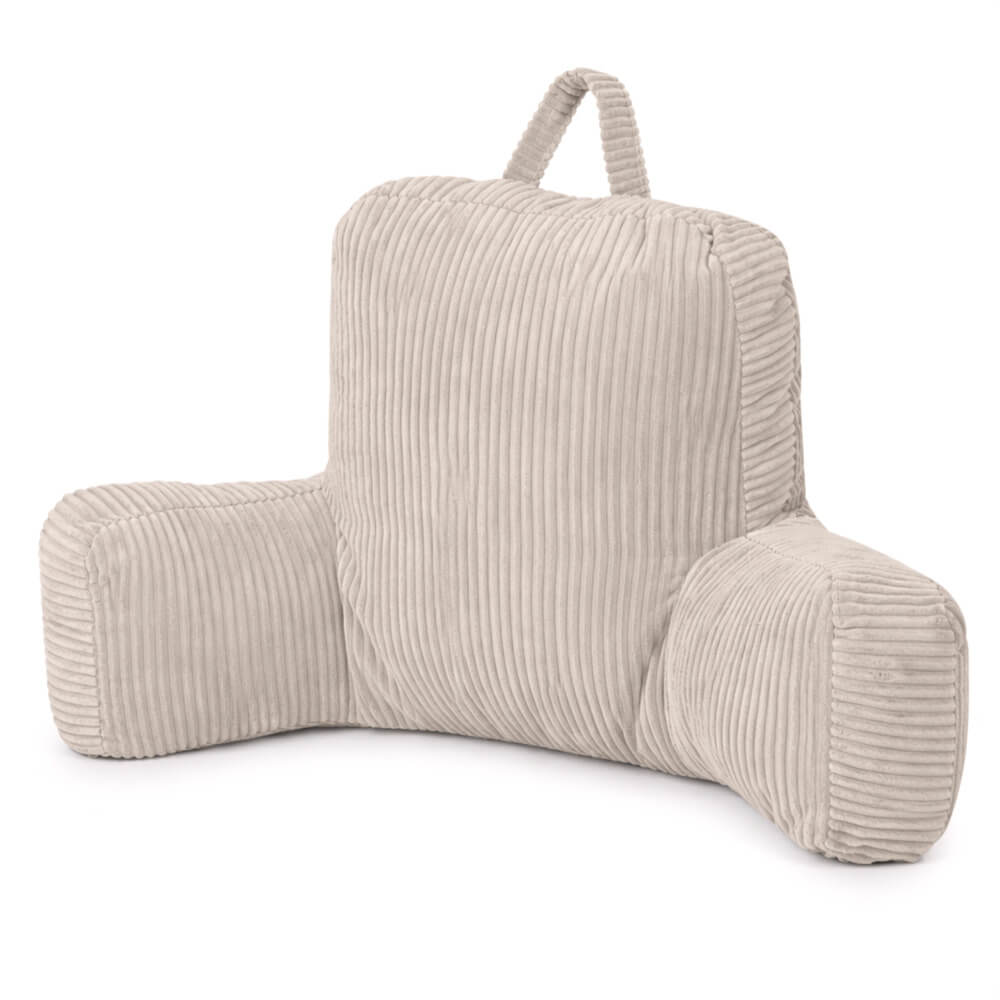 FLUMI skaitymo pagalvė su porankiais ir kišenėmis VELOUR, Beige