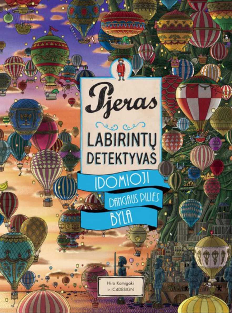 HIRO KAMIGAKI, IC4DESIGN Pjeras labirintų detektyvas. Įdomioji dangaus pilies byla