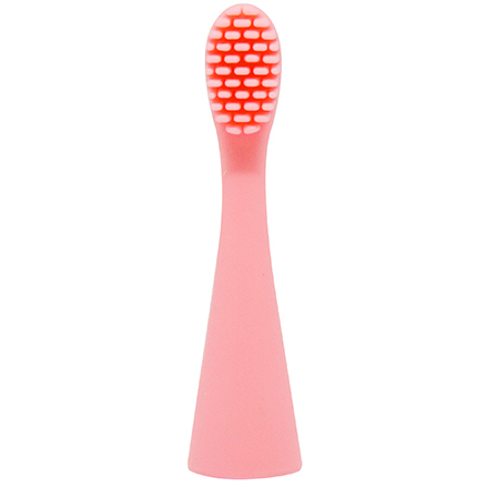 MARCUS&amp;MARCUS daugkartinio naudojimo silikoninio dantų šepetėlio galvutė PINK
